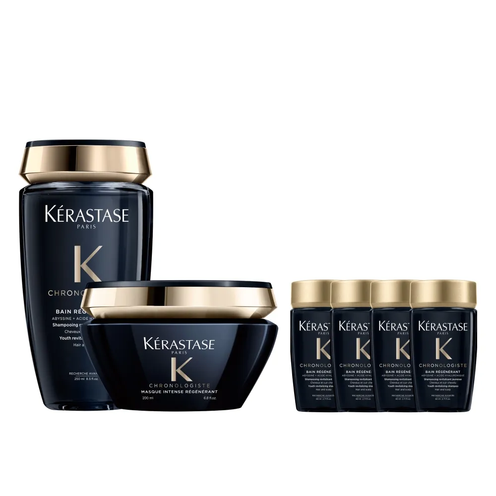 【KERASTASE 巴黎卡詩】黑鑽極萃逆時洗護組(洗髮精+髮膜)