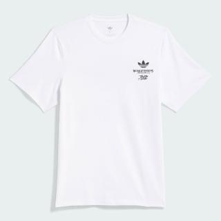 【adidas 愛迪達】Tos Crane Tee 男女 T恤 運動上衣 休閒短袖 白(KS4335)