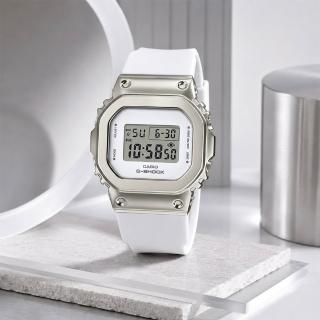 【CASIO 卡西歐】GM-S5600G-7DR 金屬方形 防震 200米防水 數位電子錶