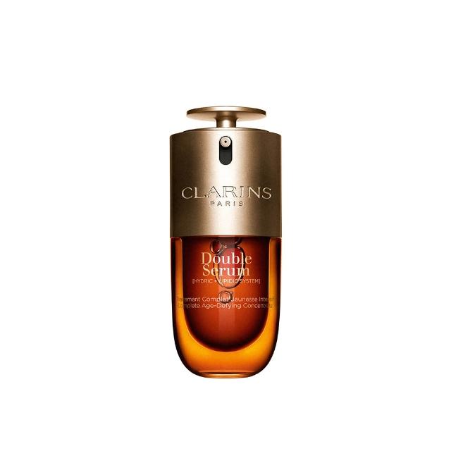 【CLARINS 克蘭詩】全新 黃金雙萃精華30ml(抗老精華液/換季穩膚)