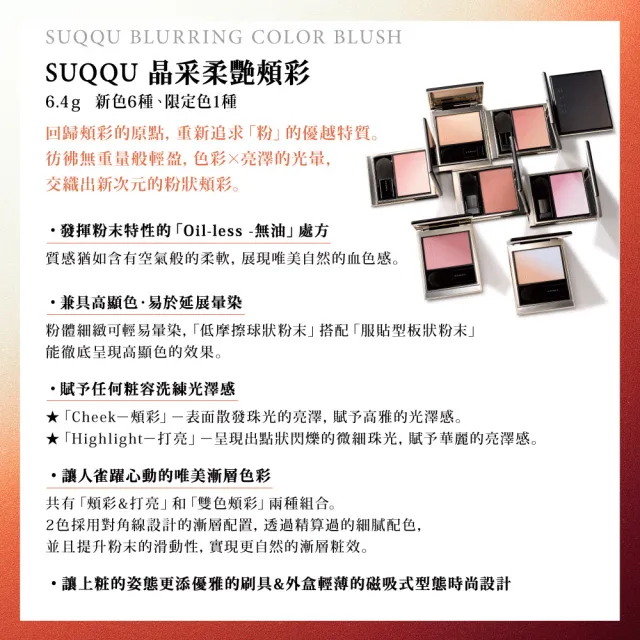 【SUQQU】晶采柔艷頰彩 6.4g (多色任選_加贈絲絨唇膏組)
