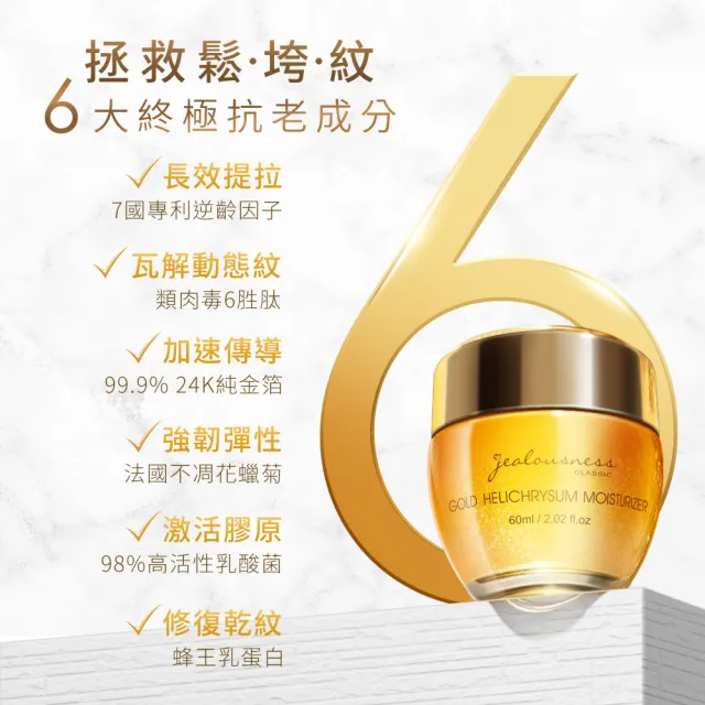 【JS 婕洛妮絲】黃金蠟菊全能乳霜60ml（澎彈抗老）