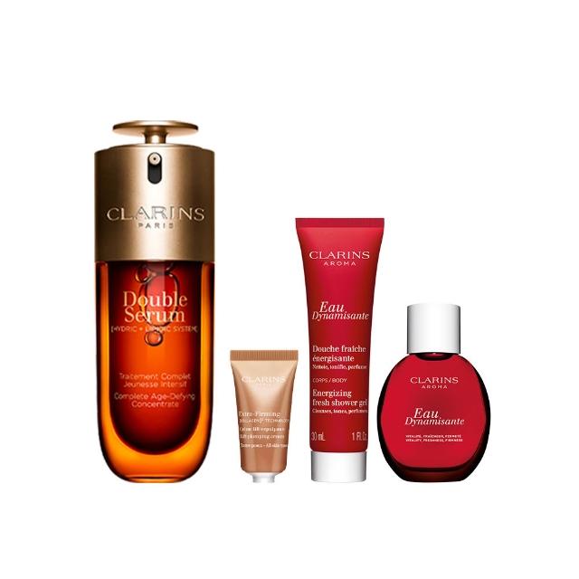 【CLARINS 克蘭詩】全新 黃金雙萃精華50ml(經典 清爽版任選/抗老/精華)