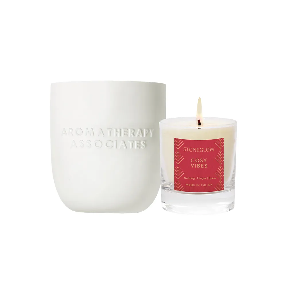 【AA 英國皇家芳療】精油香薰蠟燭買就送季節限定香氛燭 (Aromatherapy Associates)