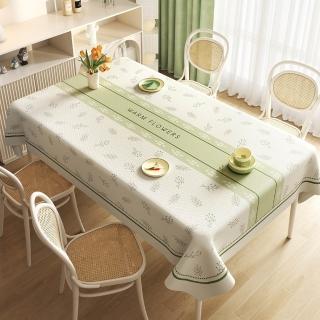 【Quality 聚家】PVC桌布 防水防油桌布 免洗桌布 餐桌布 隔熱防燙桌墊100*160cm（一擦即淨/柔軟服貼）