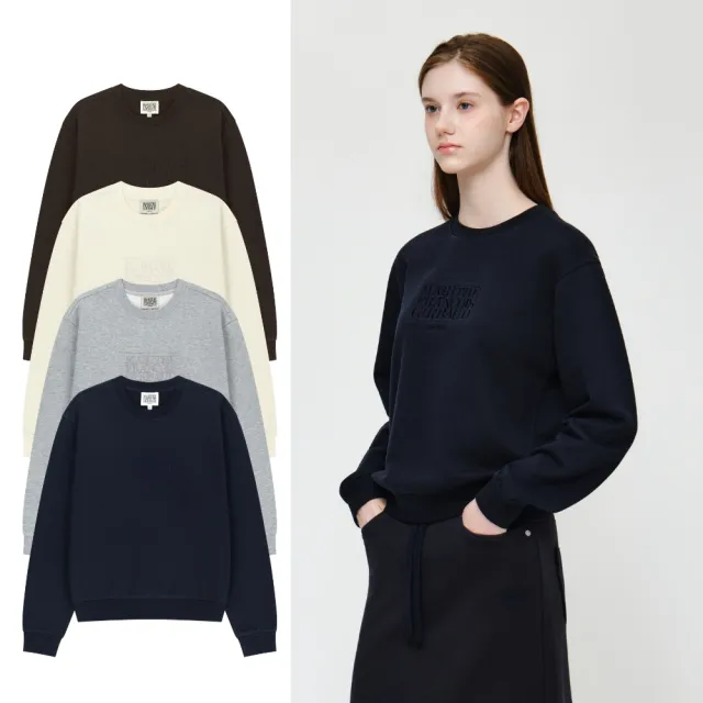 【MARITHE FRANCOIS GIRBAUD】官方旗艦 女款經典LOGO刺繡大學T(多款任選)
