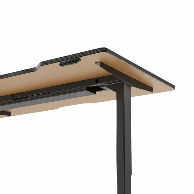 【FUNTE】Flying 電競升降桌/三節式☆ 150x60cm 前凹/後凹 碳纖維紋桌板(辦公桌 電腦桌 工作桌)