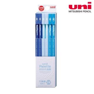 【UNI】PALETTE 六角原木抗汙鉛筆 2B (打裝12入)