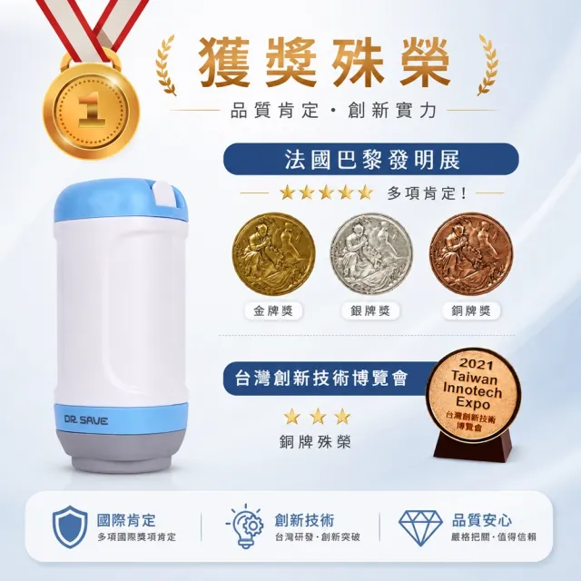 【摩肯】DR. SAVE 抽真空機組含7大3小收納壓縮袋組(電池款  冬衣換季 旅行收納打包)