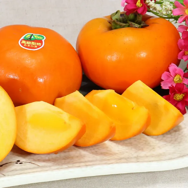 【愛蜜果】高山特級10A甜柿11入原裝箱(約341~378g/顆)