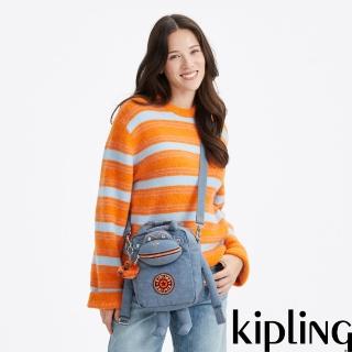 【KIPLING】活力淺藍小猴子造型手提後背包-PAUL ENERGY 女包 書包