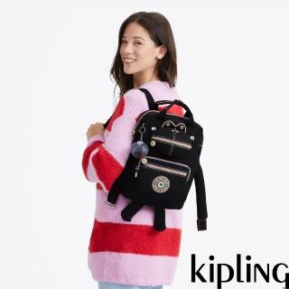 【KIPLING】活力黑猴子造型手提後背包-JANE ENERGY 女包 書包