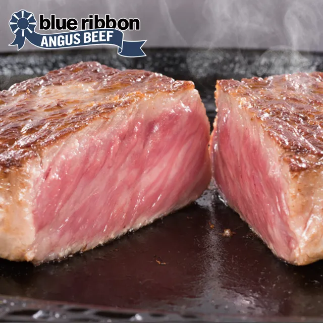 【勝崎生鮮】美國藍絲帶極黑厚切菲力牛排-爆汁厚切4片組(250公克±10% / 1片)