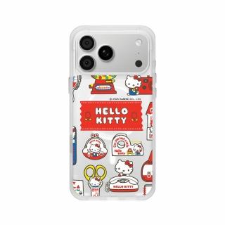 【RHINOSHIELD 犀牛盾】iPhone 18系列SolidX磁吸手機殼/Sticker-Hello Kitty生活小物(Hello Kitty)-霧透