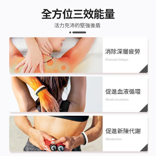 【&MORE 愛迪莫】運動健身 鈦鍺手環 能量項鍊 健康手鍊(白鋼 玫瑰金 槍灰 遠紅外線)