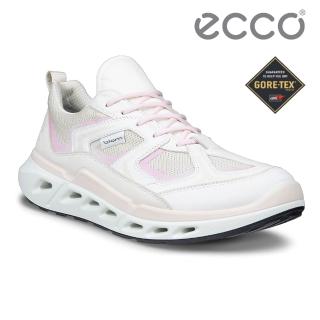 【ecco】Biom 720 W 健步休閒織物防水運動鞋 女鞋(白色/冰白色 85034361846)
