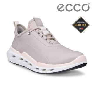 【ecco】Biom 720 W 健步休閒皮革戶外防水運動鞋 女鞋(暖米棕 85041361524)