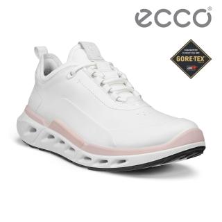 【ecco】Biom 720 W 健步休閒皮革戶外防水運動鞋 女鞋(白色 85041350874)