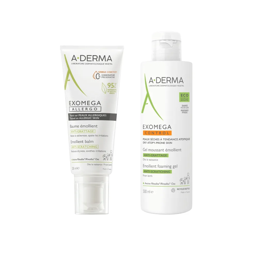 【A-DERMA 艾芙美】官方直營 益護佳舒敏霜洗護組(舒緩乾癢)