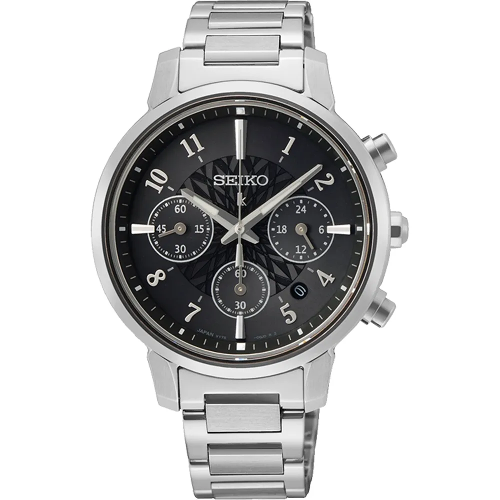 【SEIKO 精工】LUKIA 廣告款 太陽能三眼計時女錶/36.2mm(SSC905J1 / V175-0FC0D)