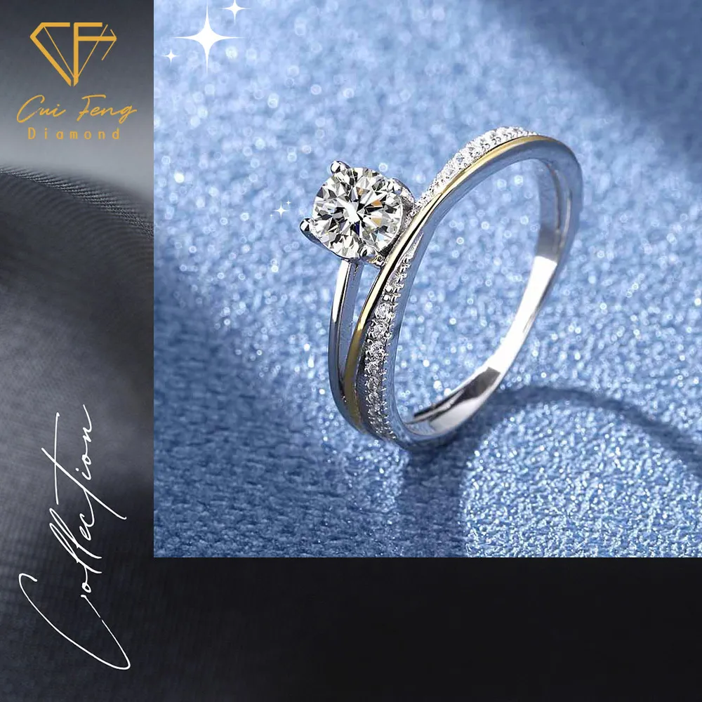 【CF Diamond】戒指 莫桑鑽《三生三世》(50分  女戒 鑽戒 生日禮物 求婚)