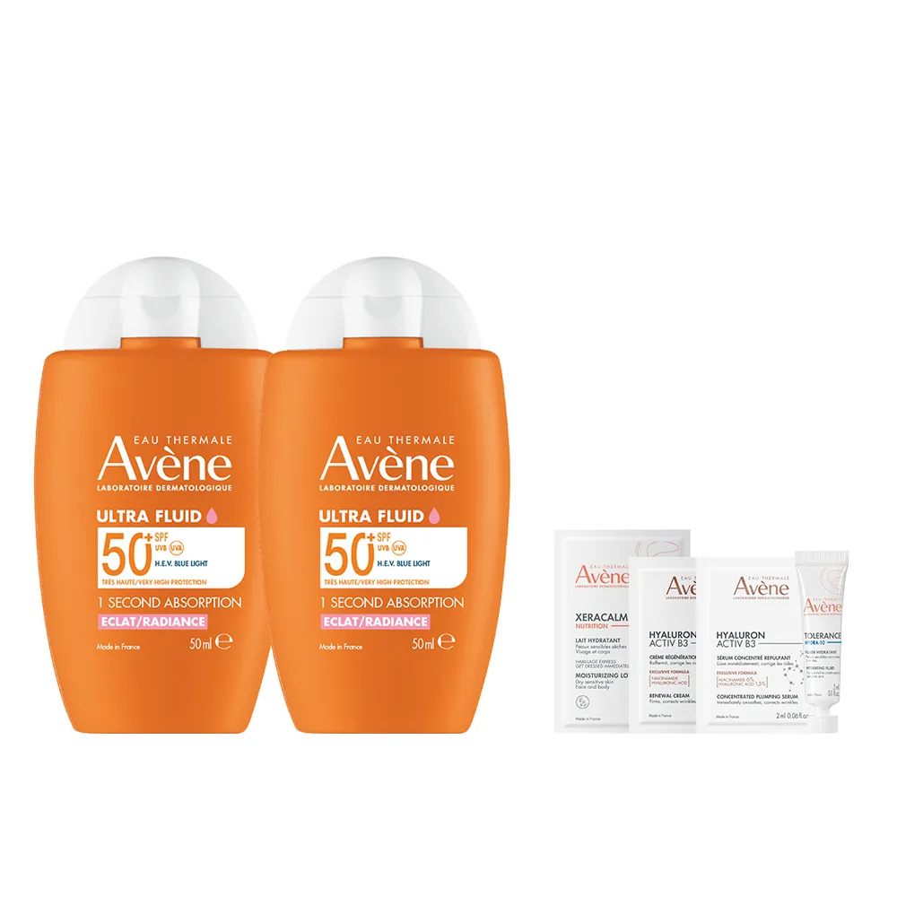【Avene 雅漾】官方直營 亮顏潤色加倍組2入(50ml)