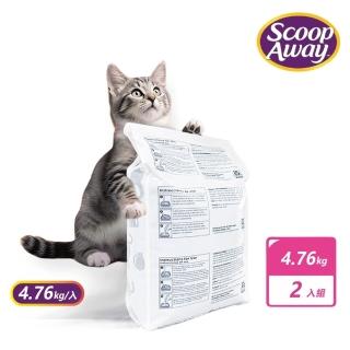 【Scoop Away】超凝結貓砂4.76公斤*2入組(礦砂/貓砂)