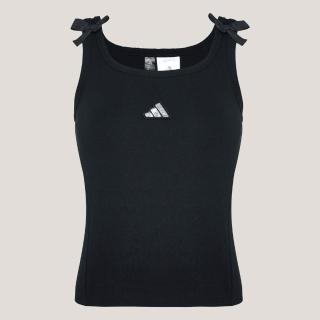 【adidas 愛迪達】Dce Tank 女 背心 運動背心 無袖 彈性 黑(KS5318)