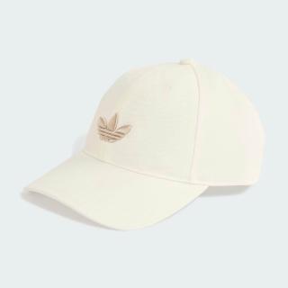 【adidas 愛迪達】Baseball Cap Ac 棒球帽 運動帽 老帽 戶外遮陽 米白(KR1657)