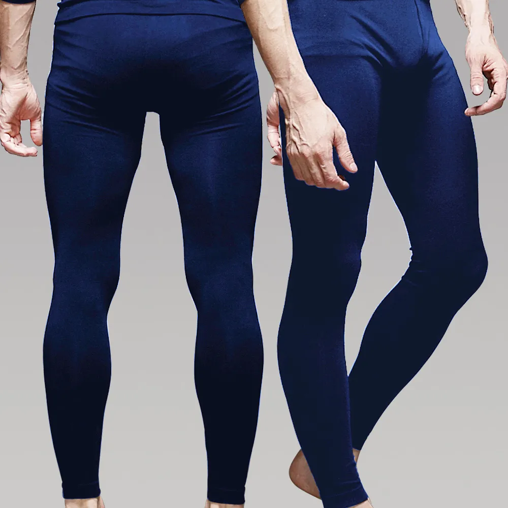 【EROSBODY 艾若斯健美】男日本機能蓄熱升溫衛生褲保暖發熱褲 藏青(防寒保暖)