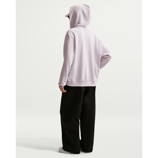 【NIKE 耐吉】連帽外套 女 AS W NK STDO FLC LW STD FZ HDY 運動 休閒 舒適 夾克 粉 (IM8115583)