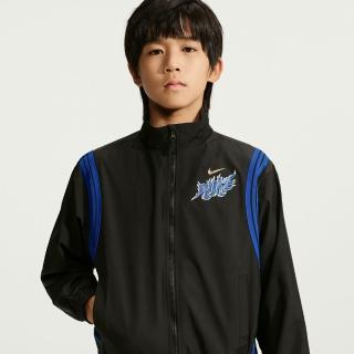 【NIKE 耐吉】外套 童裝 大童 男女童 運動連帽外套 K NK RPL CROSSOVER JKT 黑 IW1205-010