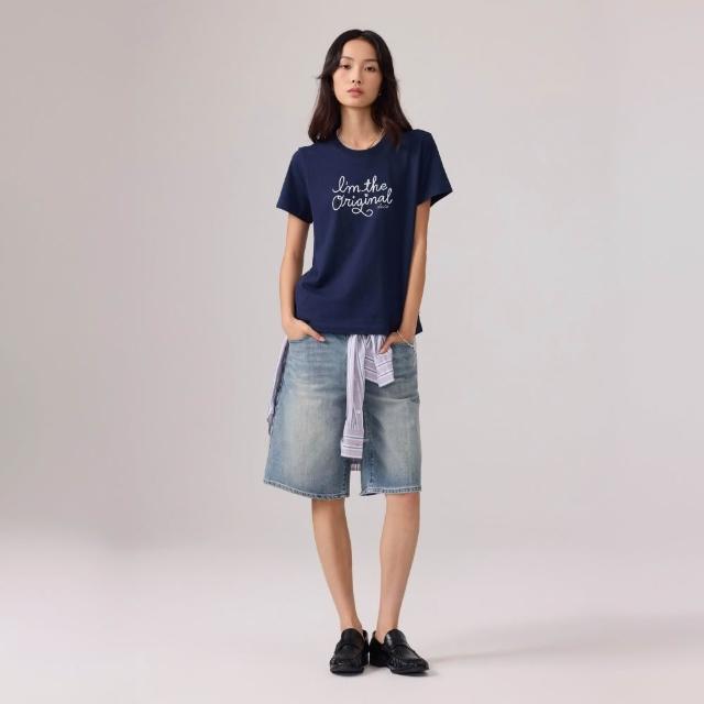 【LEVIS】Middy 牛仔五分短褲 / 微彈性 女生牛仔褲 熱賣單品 005LV-0031