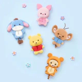 【YENDAR 研達】迪士尼隨身相伴系列鈕扣公仔絨毛盲盒[單盒](蓬鬆絨毛)