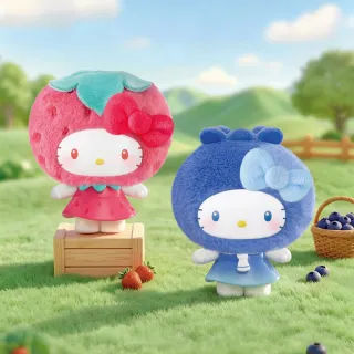 【YENDAR 研達】三麗鷗HELLO KITTY 水果屋系列盲盒[單盒](夢幻場景)