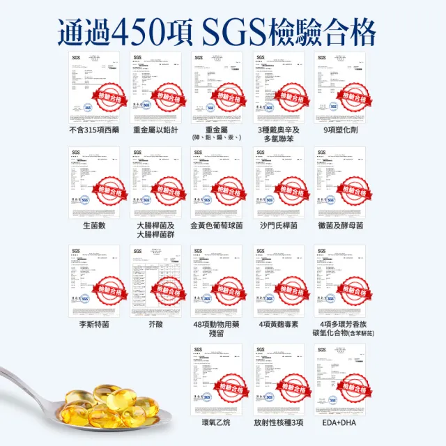 【funcare 船井生醫】97% Omega-3日本進口rTG高濃度純淨魚油60顆/盒 (腸溶軟膠囊/高濃度Omega-3/EPA+DHA)