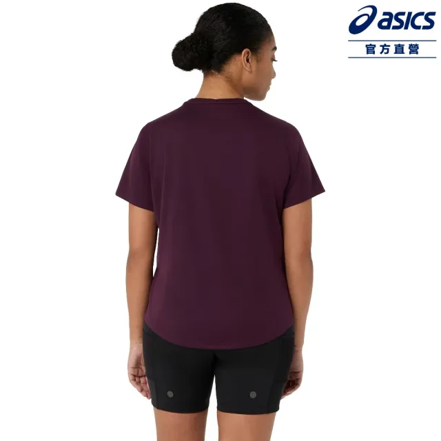 【asics 亞瑟士】短袖上衣 女款 FUJITRAIL 海外版 跑步上衣 2012D432-501