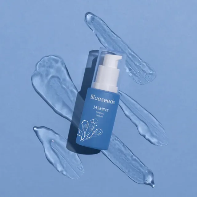 【Blueseeds】妍萃茉莉緊緻精華液30ml+妍萃茉莉緊緻精油露30ml(緊緻 潤澤)｜芙彤園