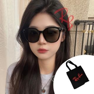 【RayBan 雷朋】亞洲版 偏光太陽眼鏡 RB4423D 601/9A 黑框抗UV墨綠偏光鏡片 公司貨(贈RAY BAN托特包)