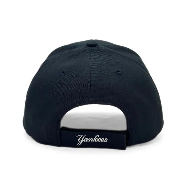 【47brand】MVP 紐約洋基鴨舌帽 MLB棒球帽 男女 魔鬼氈調節帽帶老帽 硬頂剌繡大標白NY彎帽
