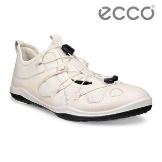 【ecco】Biom Lite TR W NRL聯名款 健步快速繫帶鏤空透氣戶外鞋 女鞋(彩色/石灰色 84017352578)