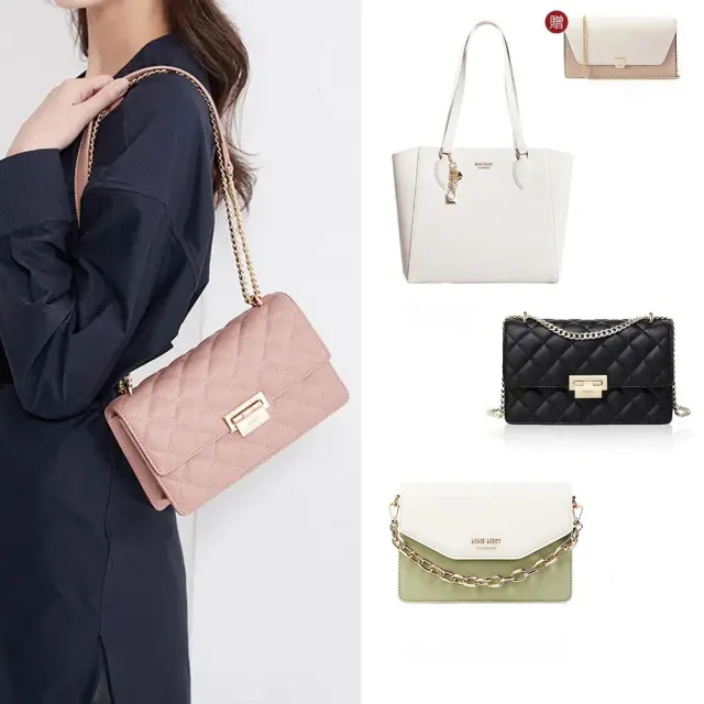 【NINE WEST】買一送一。買真皮包送手機鏈帶包★手提托特包 斜背包 手提包 水桶包(多款任選)