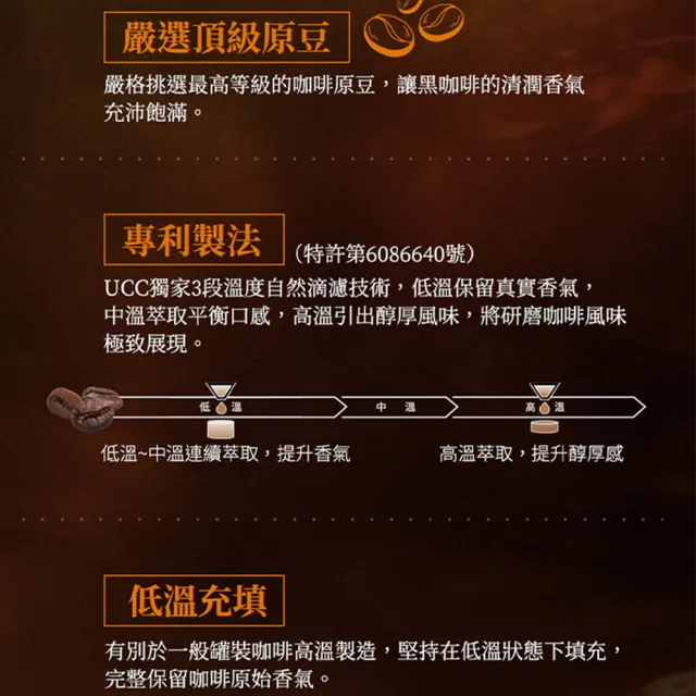 【UCC】(分次配)BLACK無糖咖啡275gx24入/箱