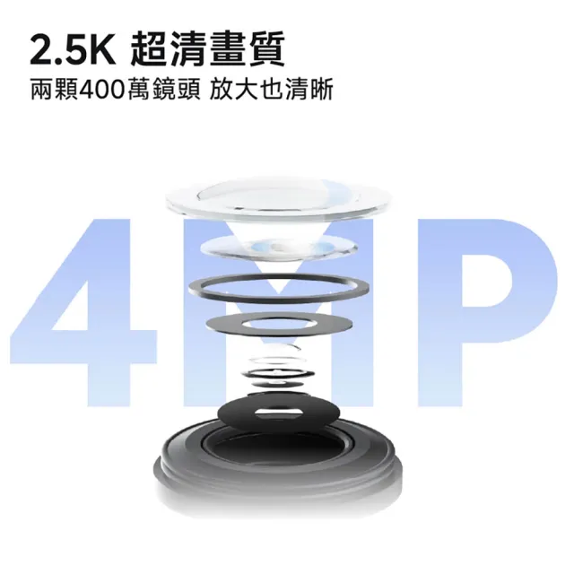 【小米】官方旗艦館 (二入組) 室外攝影機 CW500 雙攝版 監視器/雙2.5K超清畫質/人形追蹤/智慧全彩夜視/聲光