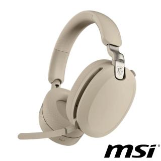 【MSI 微星】MAESTRO 500 降噪電競耳機 - 象牙白