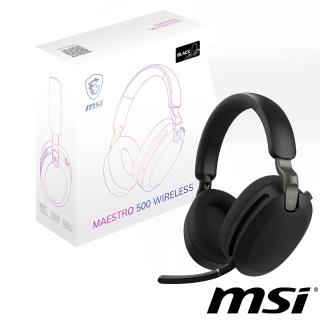 【MSI 微星】MAESTRO 500 降噪電競耳機 - 黑色