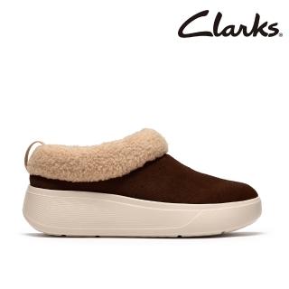 【Clarks】女鞋 雲步系列 -Solevana Cozy織物輕量透氣套入踝靴(深棕色)(CLF28503B)