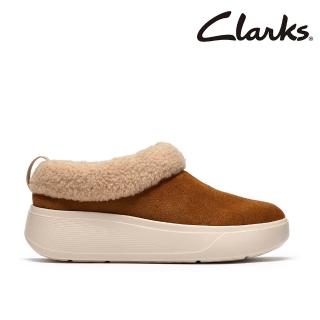 【Clarks】女鞋 雲步系列 -Solevana Cozy織物輕量透氣套入踝靴(棕褐色)(CLF28504B)