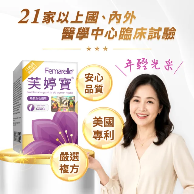 【芙婷寶】以色列原裝芙婷寶-4盒組(56顆/盒)(芙婷寶 大豆異黃酮 熟齡 更年)