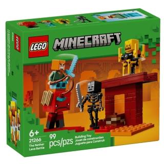 【LEGO 樂高】21266 地獄熔岩大戰 The Nether Lava Battle 積木 玩具